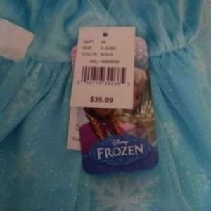 Elsa Costume Dress Up Gown